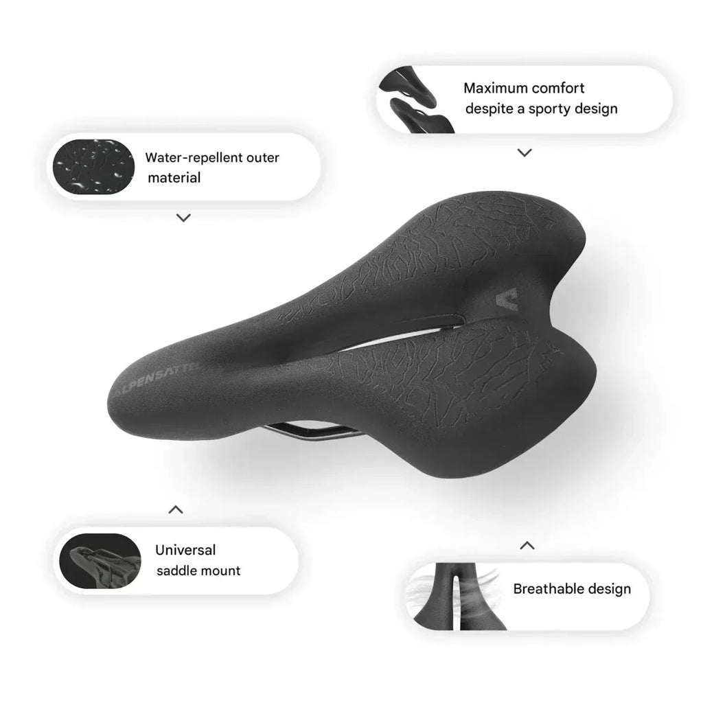 Comfortable Ergonomic Bike Seat with Memory Foam