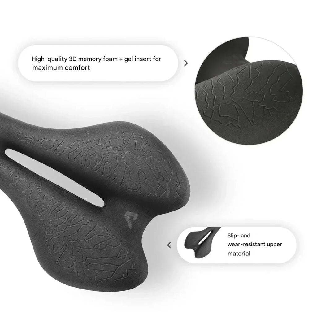 Comfortable Ergonomic Bike Seat with Memory Foam