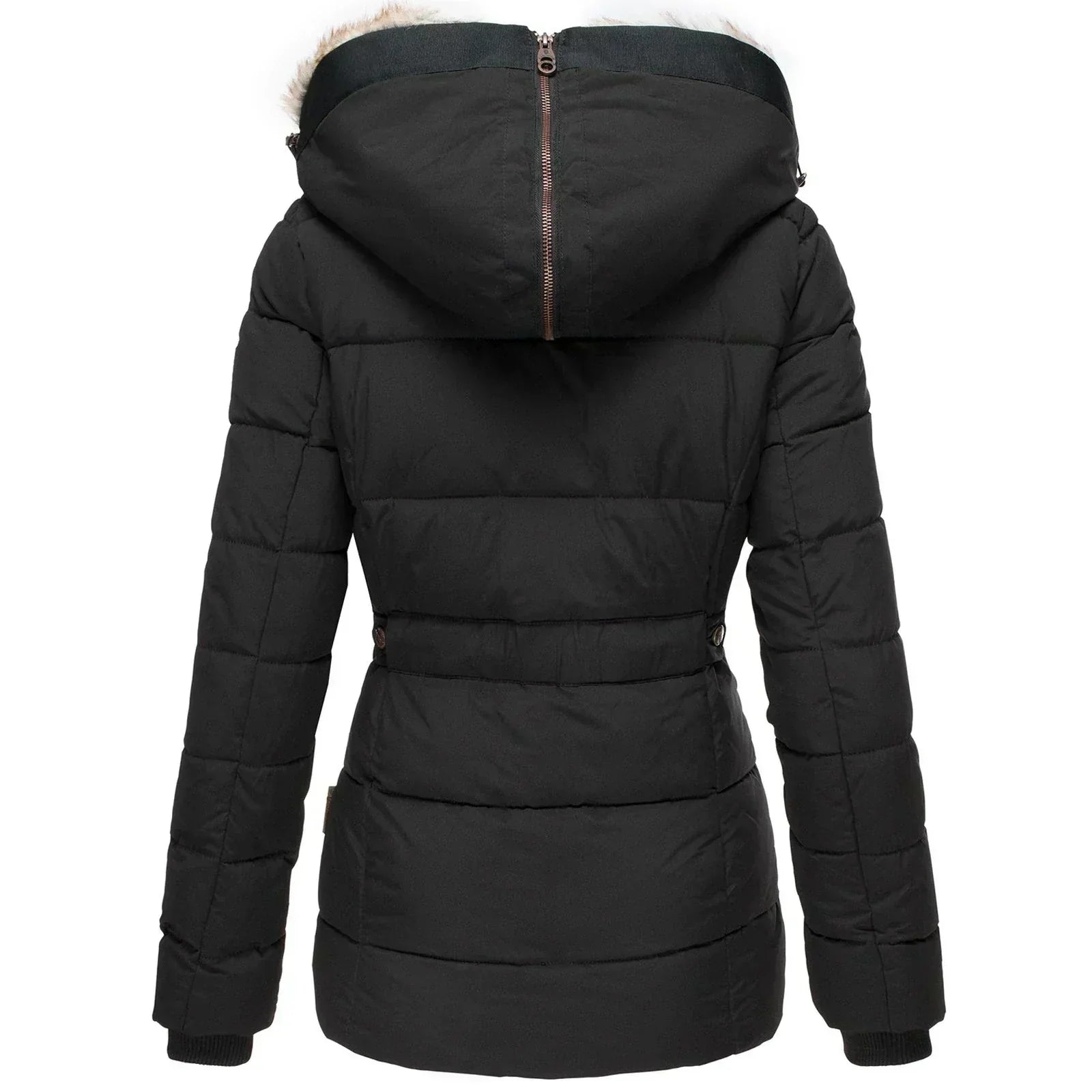 Women's Warm Long Winter Jacket | Fleece