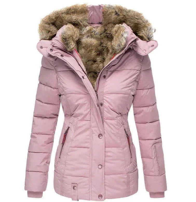 Women's Warm Long Winter Jacket | Fleece