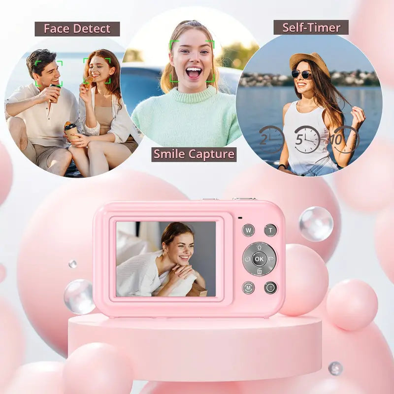 Retro-Style Digital Camera - Capture Timeless Memories