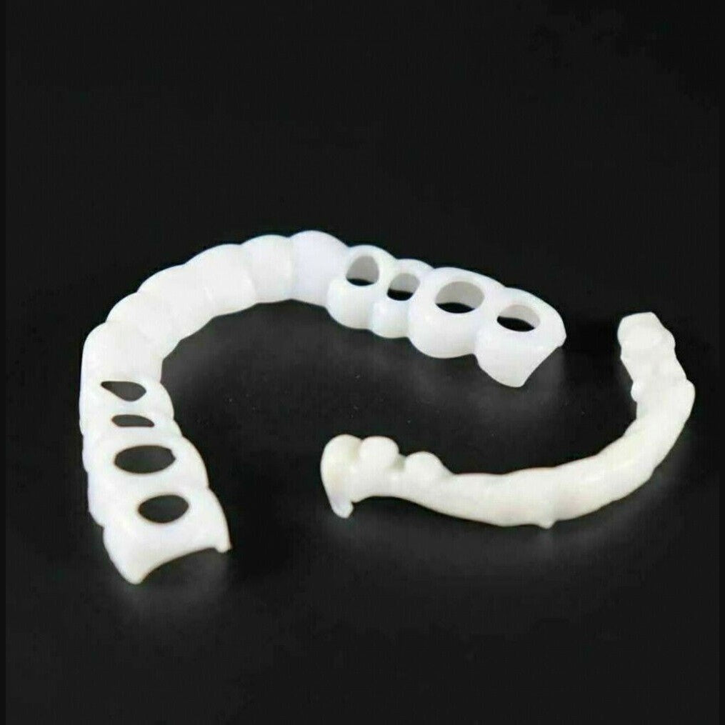 Instant Fit Veneers for Upper and Lower Teeth for a Natural Smile