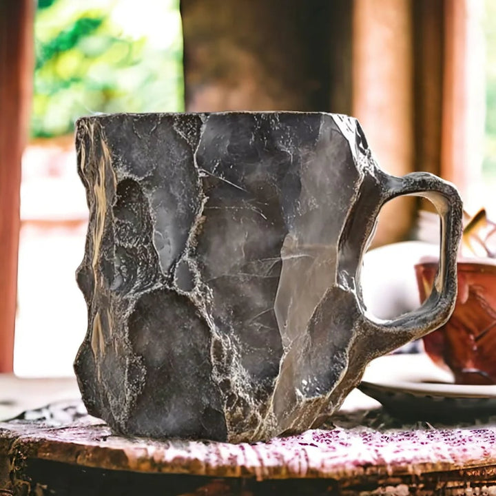 Artisan Mineral Crystal Coffee Mugs | Insulated & Microwave Safe | 350–450 ml
