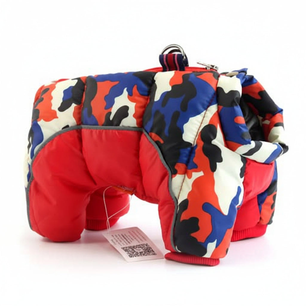 Insulated and Waterproof Winter Dog Jacket with Reflective Stripes