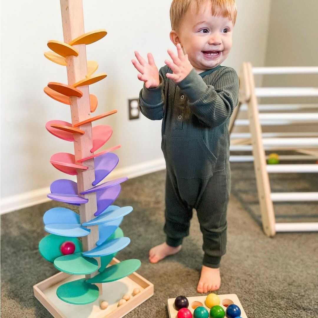 Engaging Rainbow Marble Tower