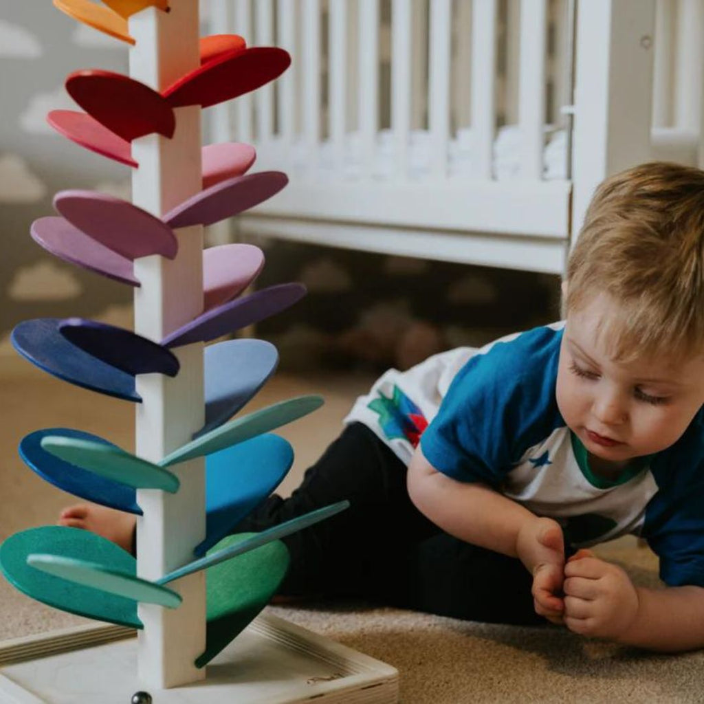 Engaging Rainbow Marble Tower