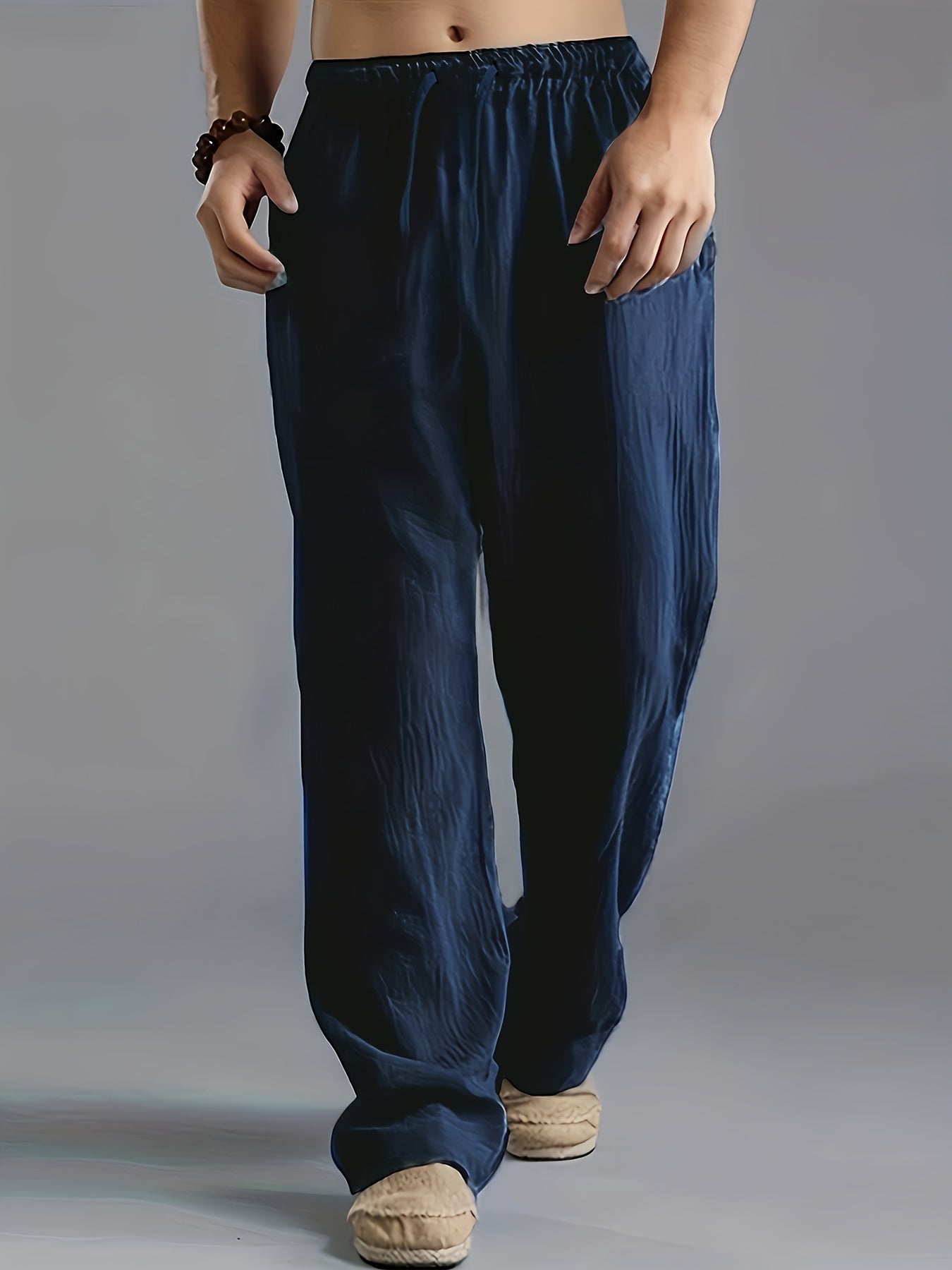 Men's Comfortable Linen Pants | Long