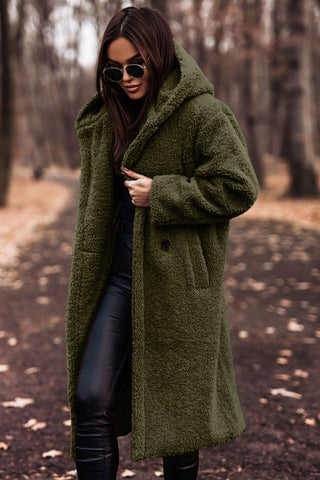 Women's Long Teddy Coat | Winter