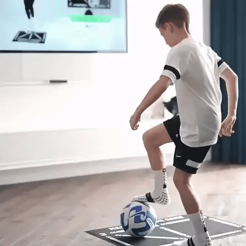 Elite Football Training Mat and Video Coaching System