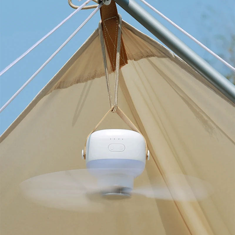 Portable Compact Ceiling Fan for Convenient Use