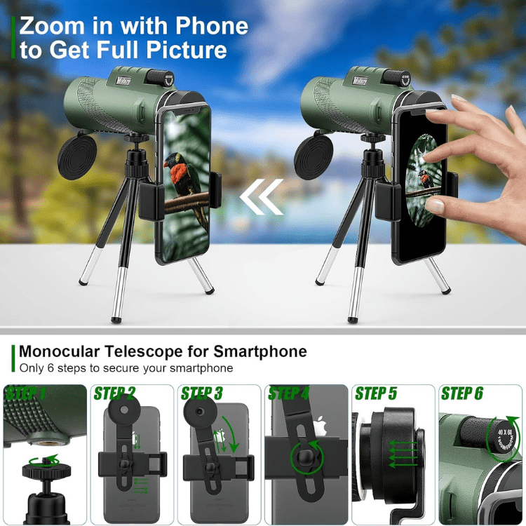 Compact 600x High-Power Monocular Telescope