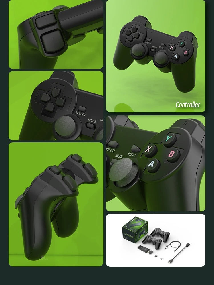64GB Retro Gaming Console with 2 Controllers - Over 20,000 Classic Games