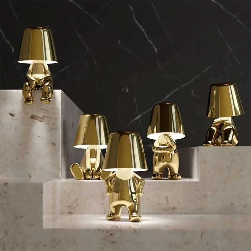 Contemporary LED Table Lamp with Adjustable Brightness