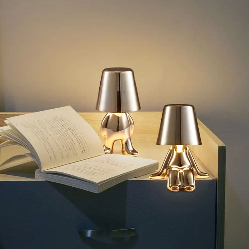 Contemporary LED Table Lamp with Adjustable Brightness