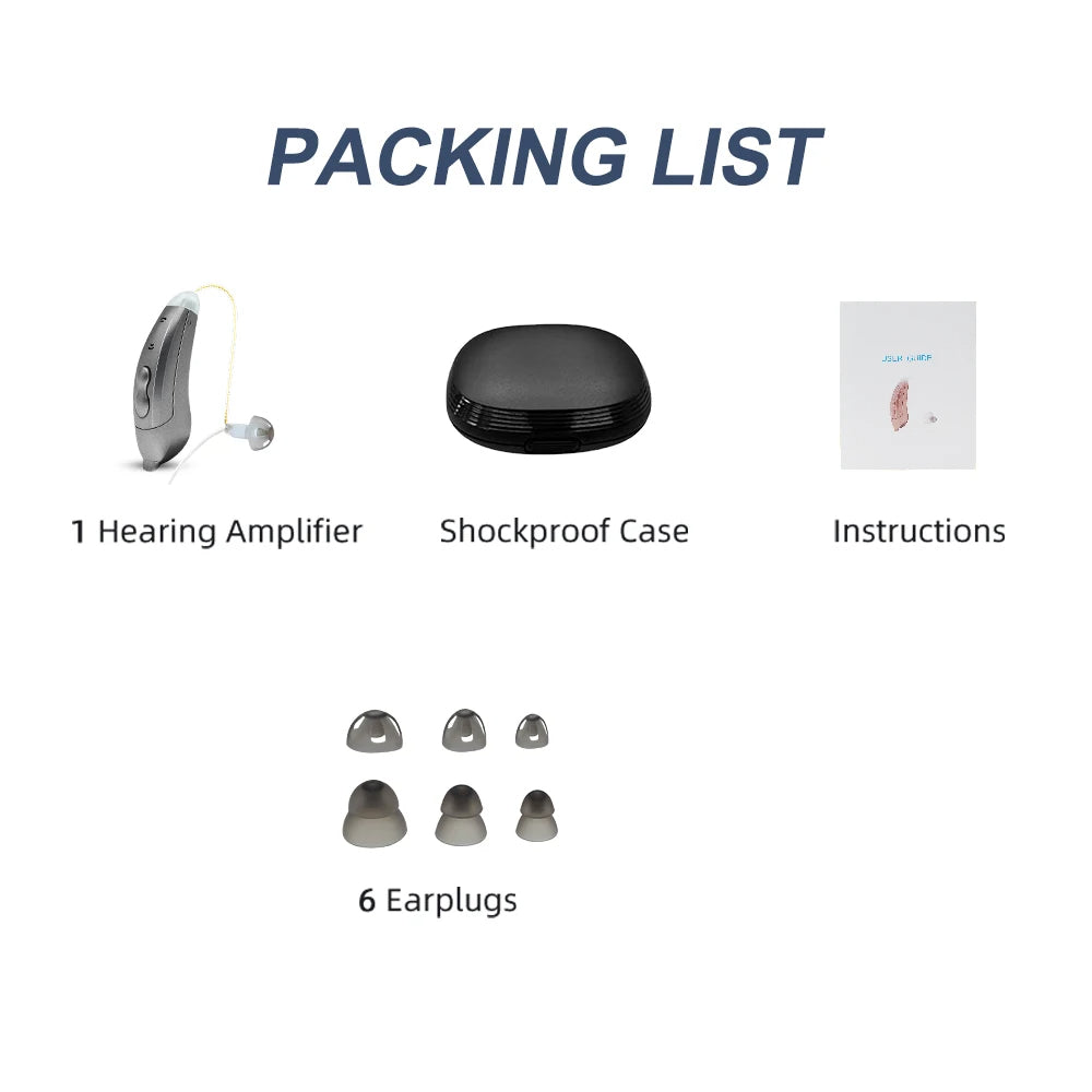 Discreet BTE Hearing Aids with Mobile App Control