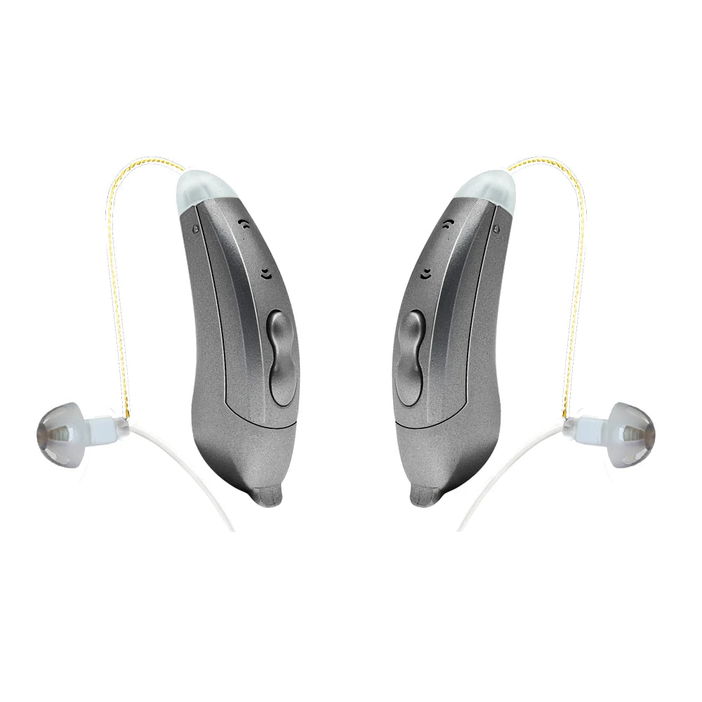 Discreet BTE Hearing Aids with Mobile App Control