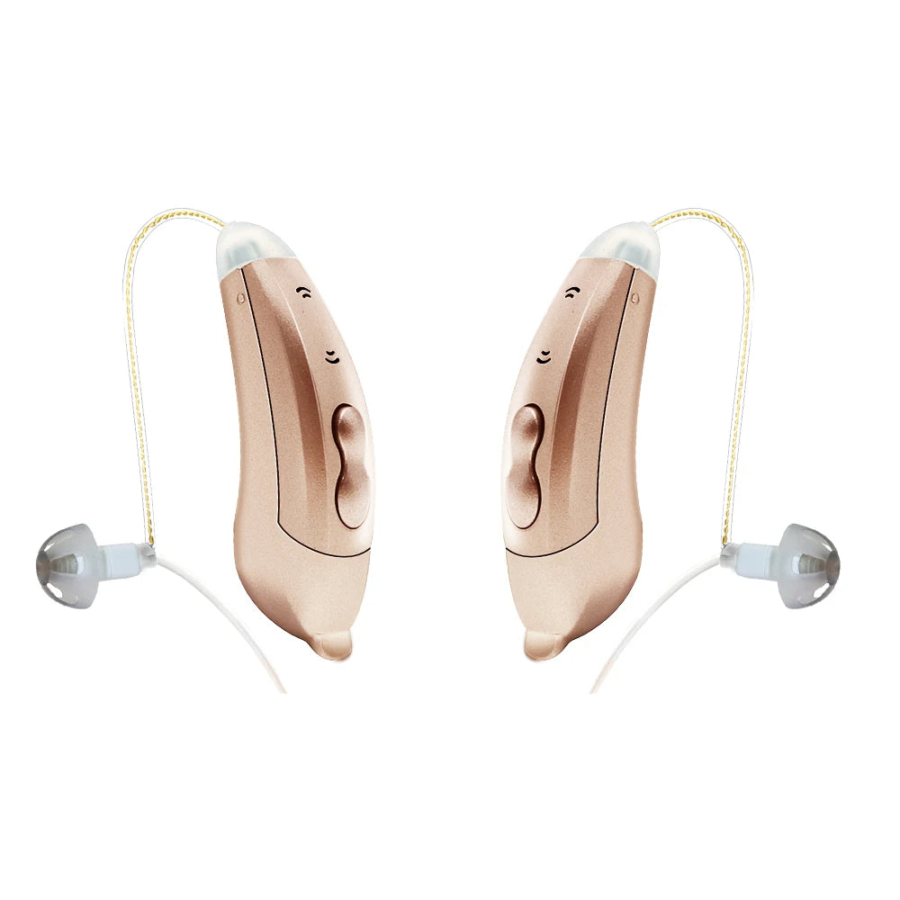 Discreet BTE Hearing Aids with Mobile App Control