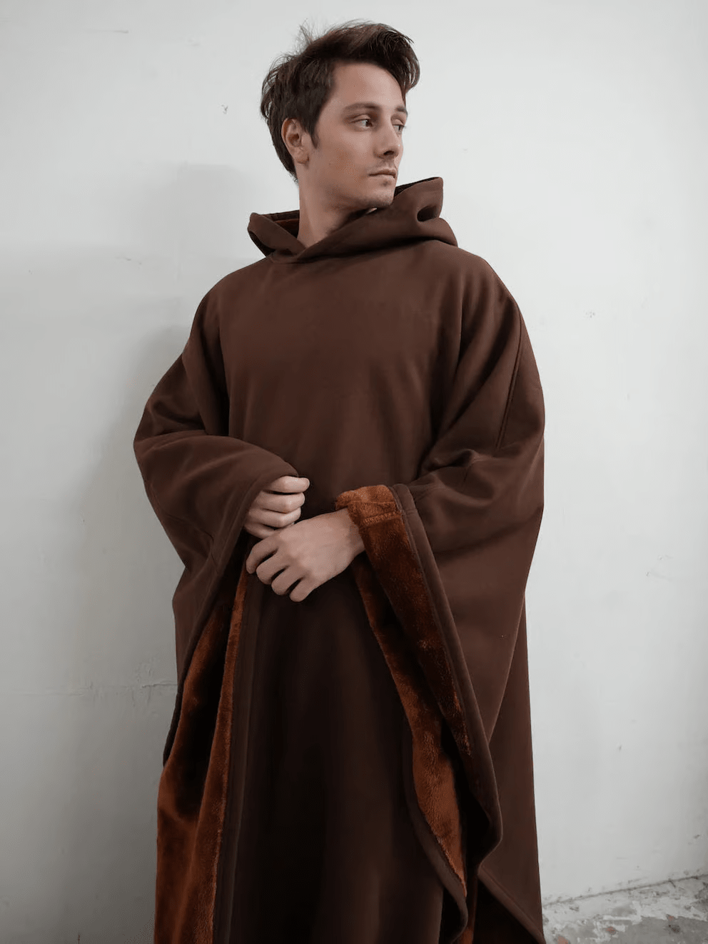 Oversized Soft Fabric Calming Hoodie Blanket