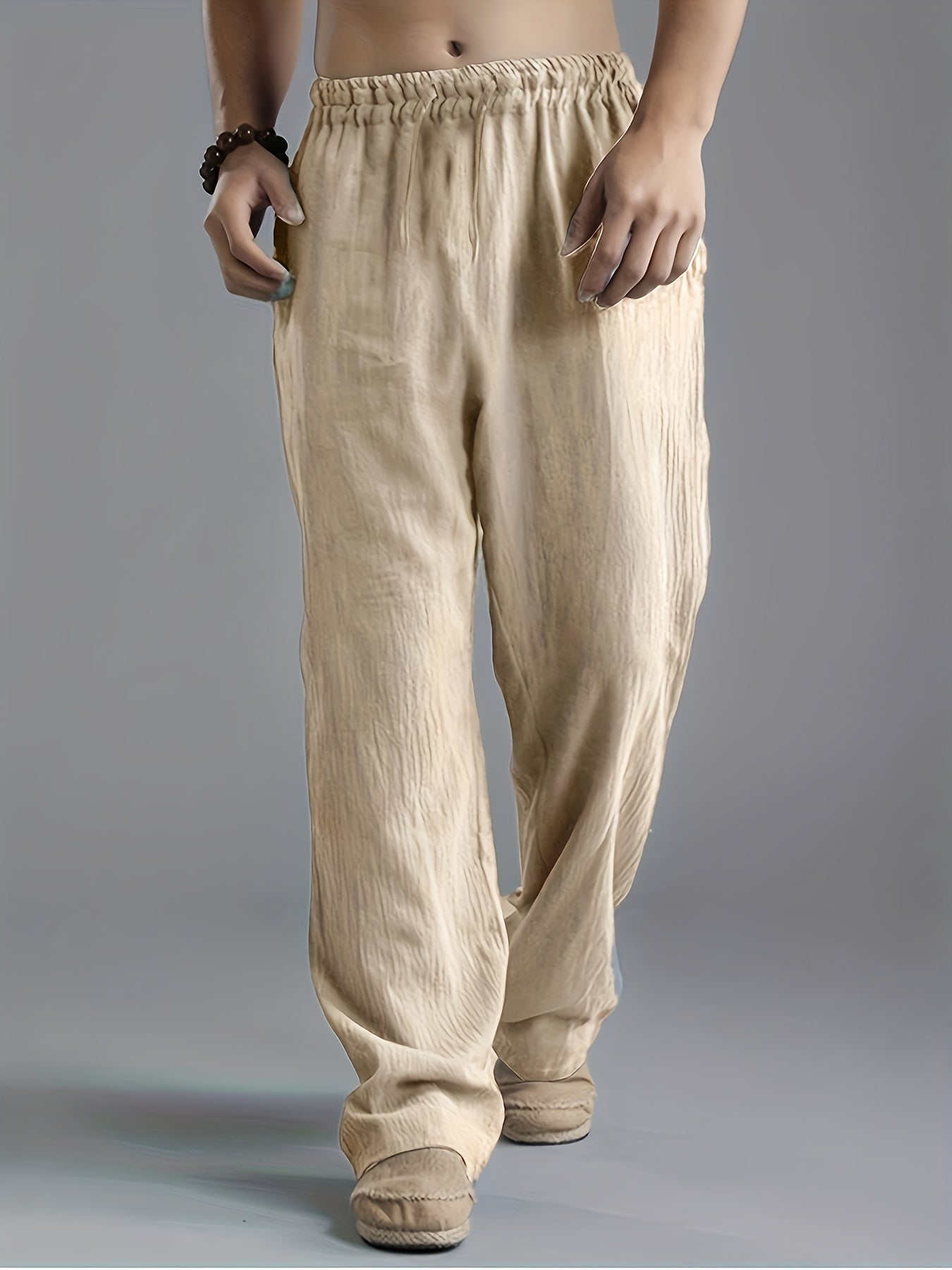 Men's Comfortable Linen Pants | Long