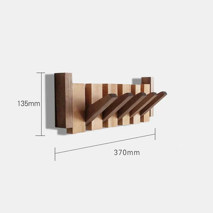 Elegant Wooden Piano Coat Rack