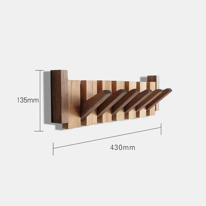 Elegant Wooden Piano Coat Rack