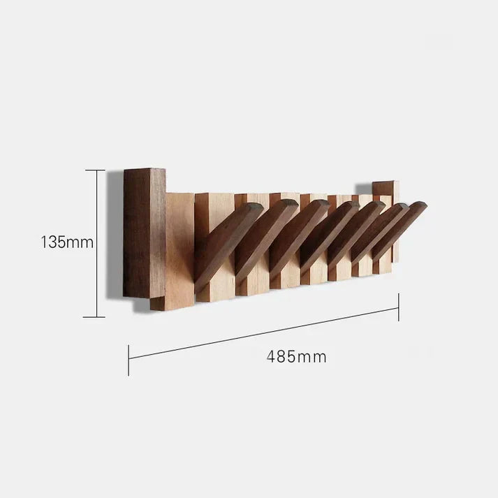 Elegant Wooden Piano Coat Rack