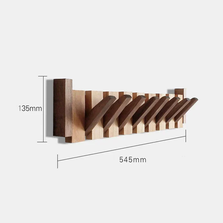 Elegant Wooden Piano Coat Rack