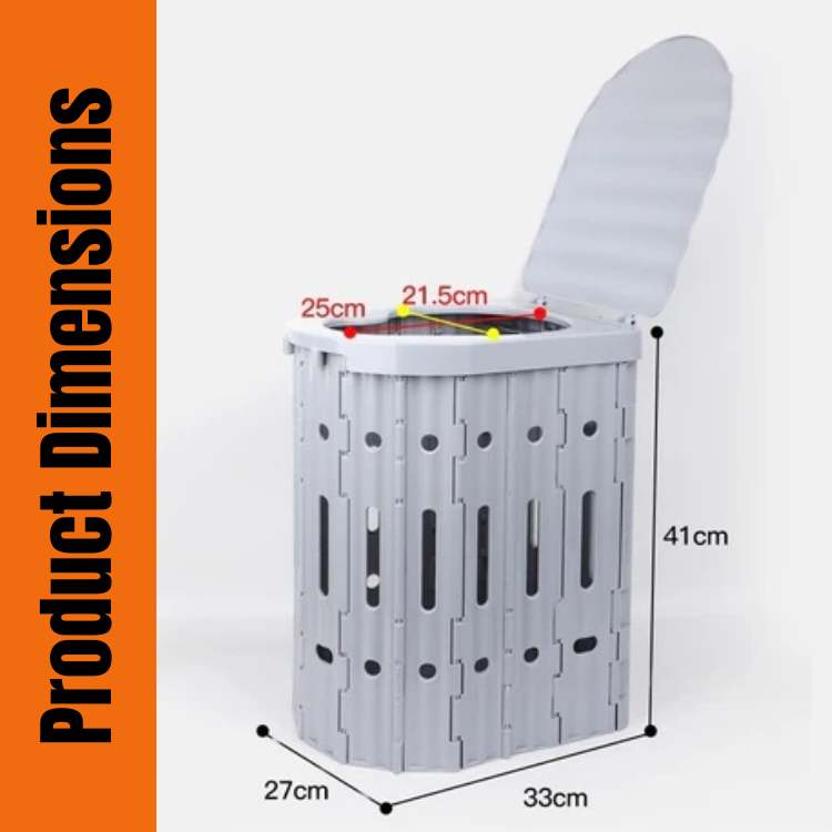 High-Quality Folding Toilet for Easy Convenience