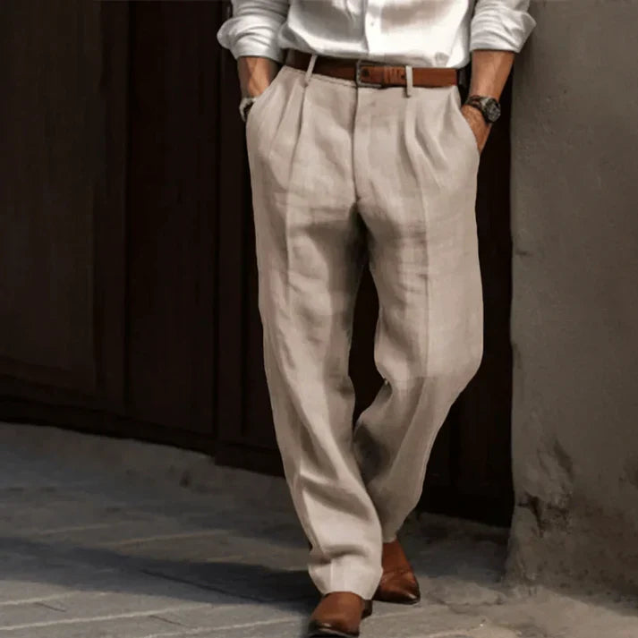 Men's Elegant Vintage Trousers | Long