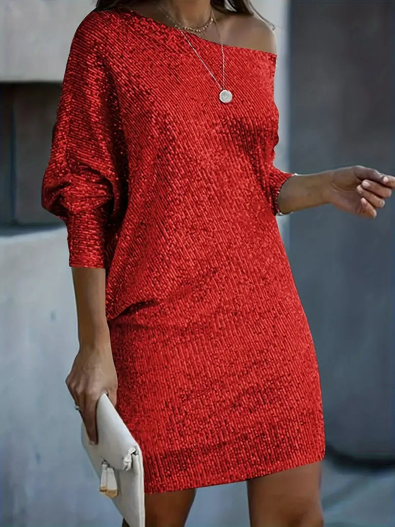 Women’s One-Shoulder Cocktail Dress | Mini