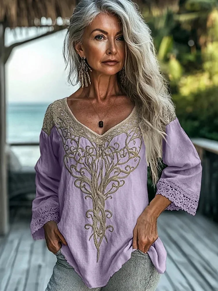 Women's Vintage Blouse | Long Sleeve