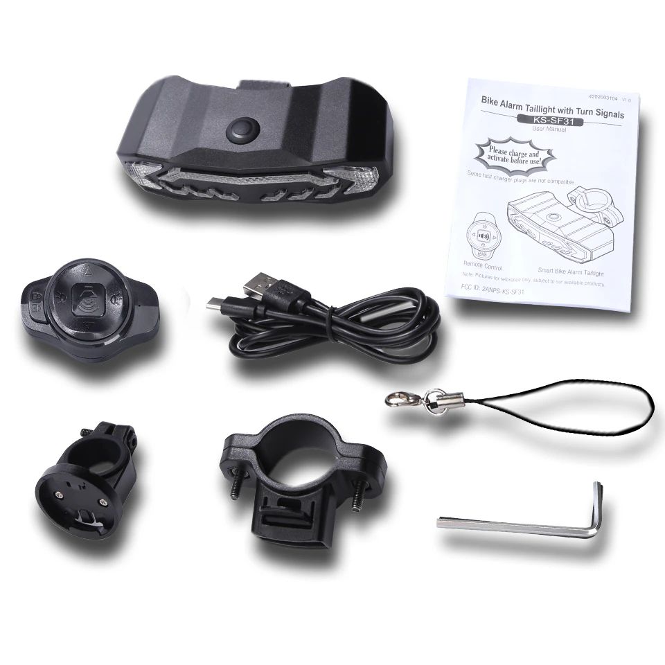 Intelligent Bicycle Tail Light with Alarm Feature