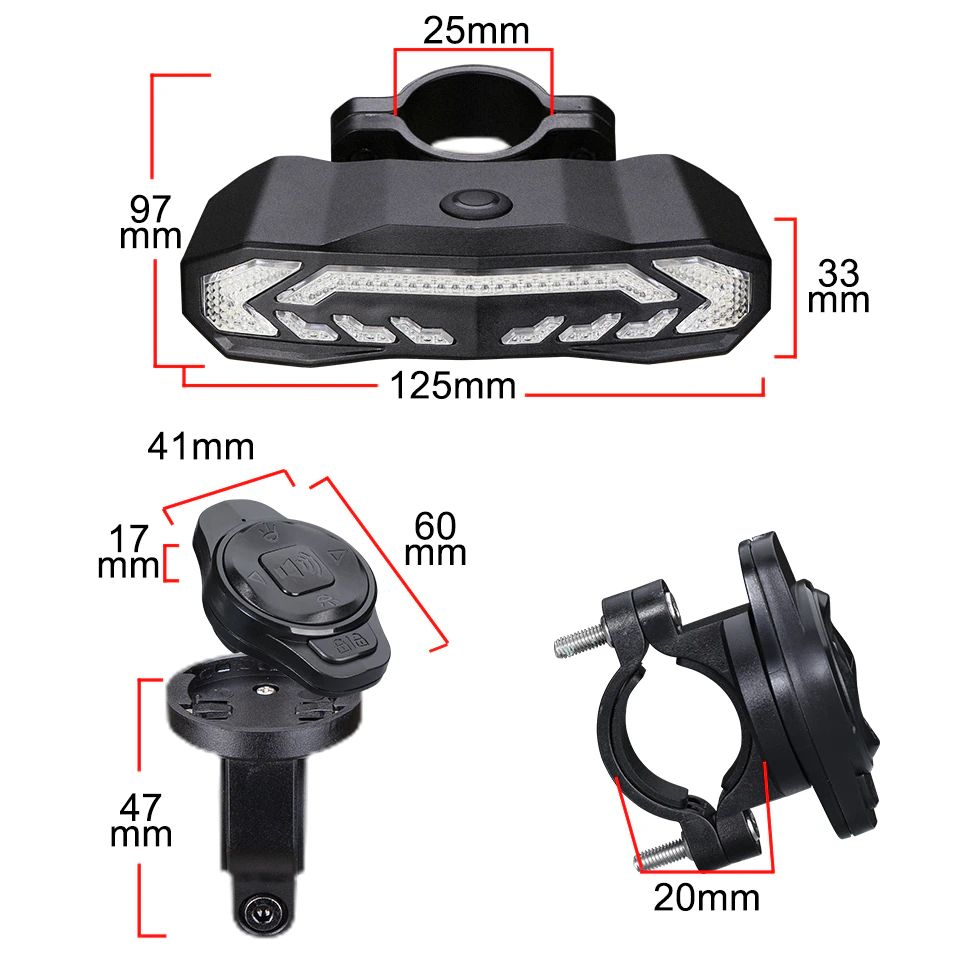 Intelligent Bicycle Tail Light with Alarm Feature