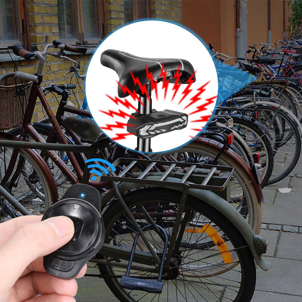 Intelligent Bicycle Tail Light with Alarm Feature