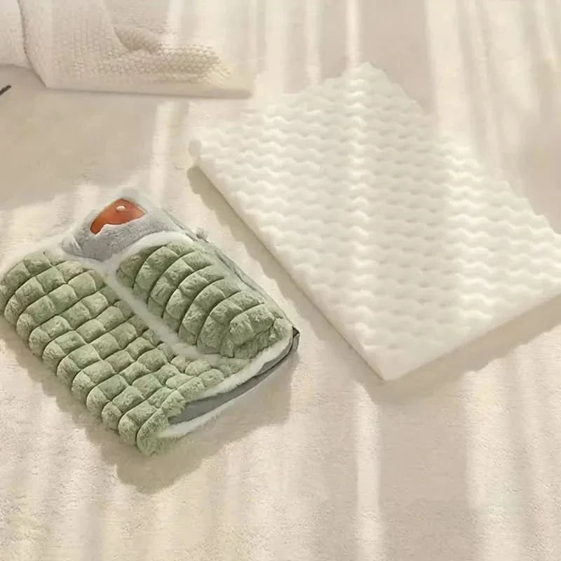 Machine Washable Plush Dog Bed