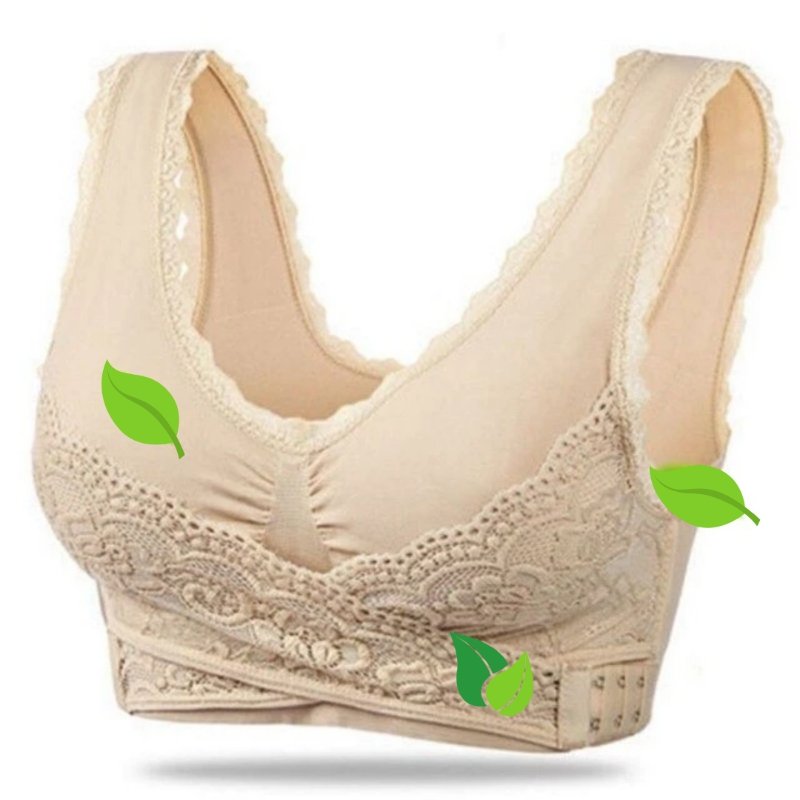 Women’s Wireless Sports Bra | With Cross Front Closure