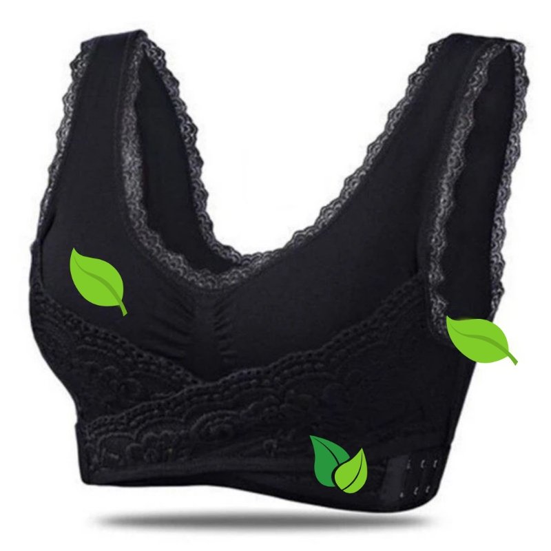 Women’s Wireless Sports Bra | With Cross Front Closure