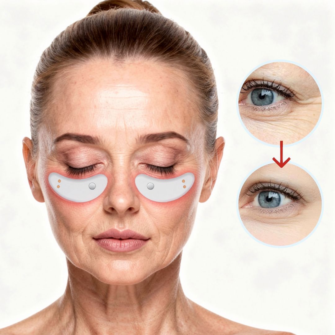 Red Light Therapy Device for Diminishing Dark Circles and Reducing Puffiness