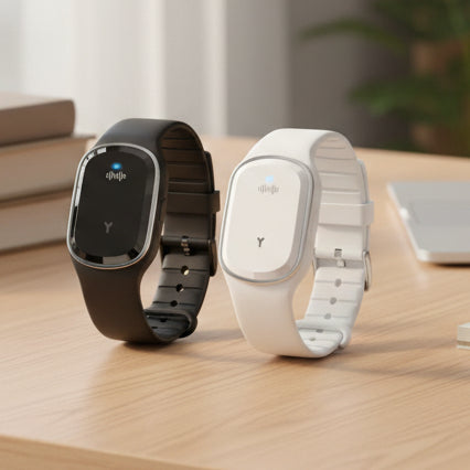 Rechargeable Ultrasonic Mosquito Repellent Bracelet with Sleek Design