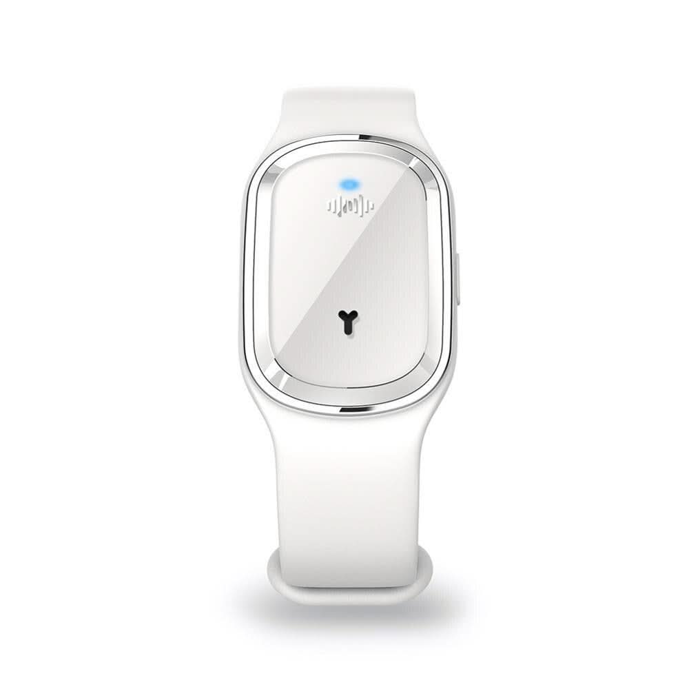 Rechargeable Ultrasonic Mosquito Repellent Bracelet with Sleek Design