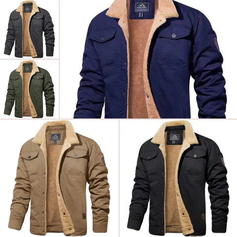 Men's Bomber Winter Jacket | Fleece
