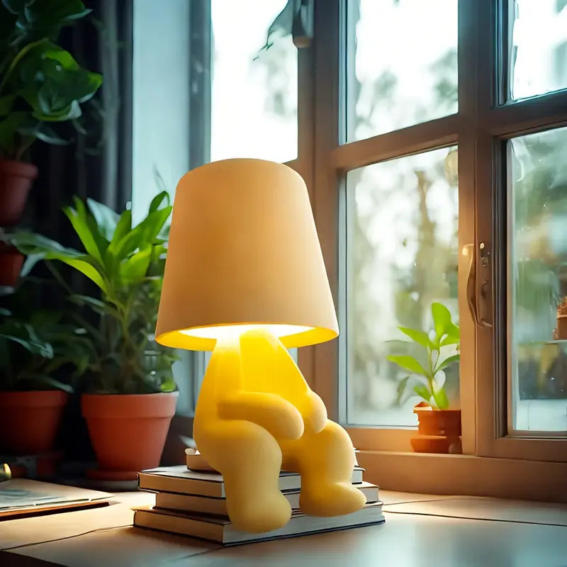 Kids' Room Table Lamp | Contemporary Night Light | Glow-In-The-Dark Table Light