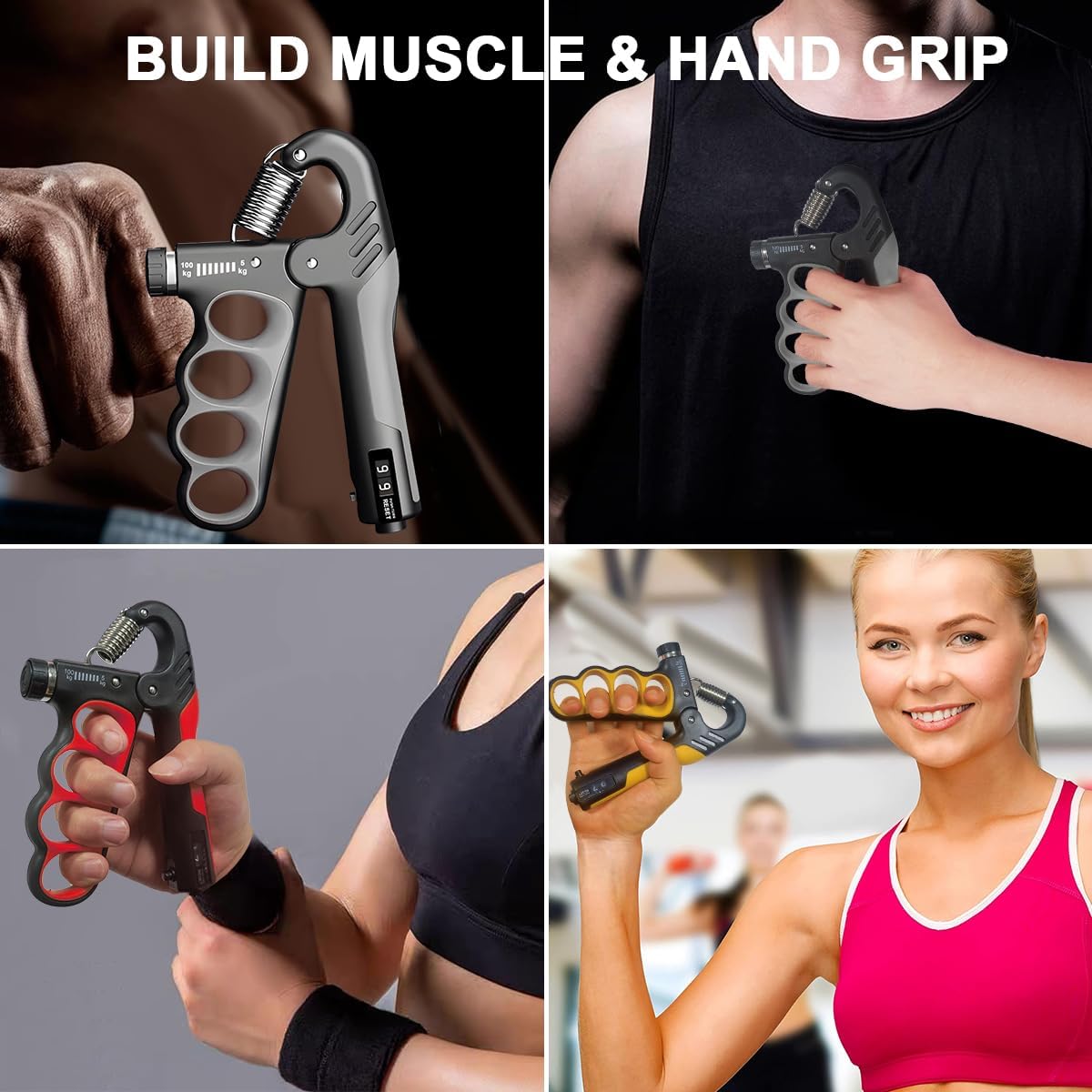 Forearm and Hand Grip Strength Trainer - Supports Up to 100 kg