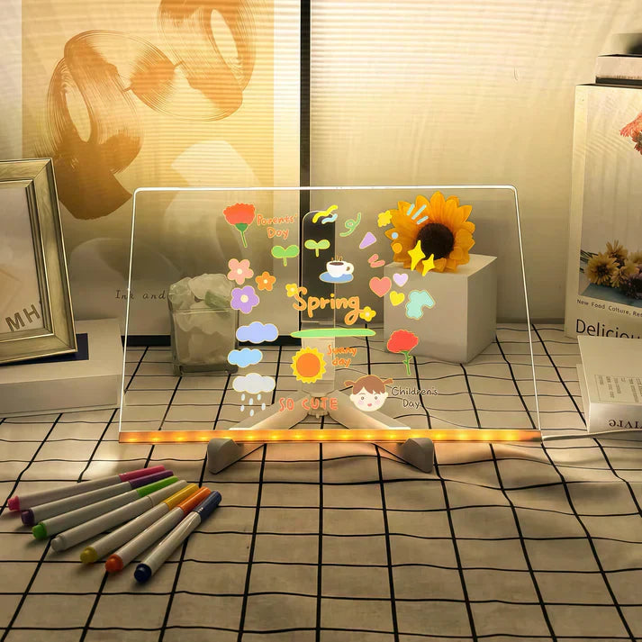 Kids' LED Writing and Drawing Board