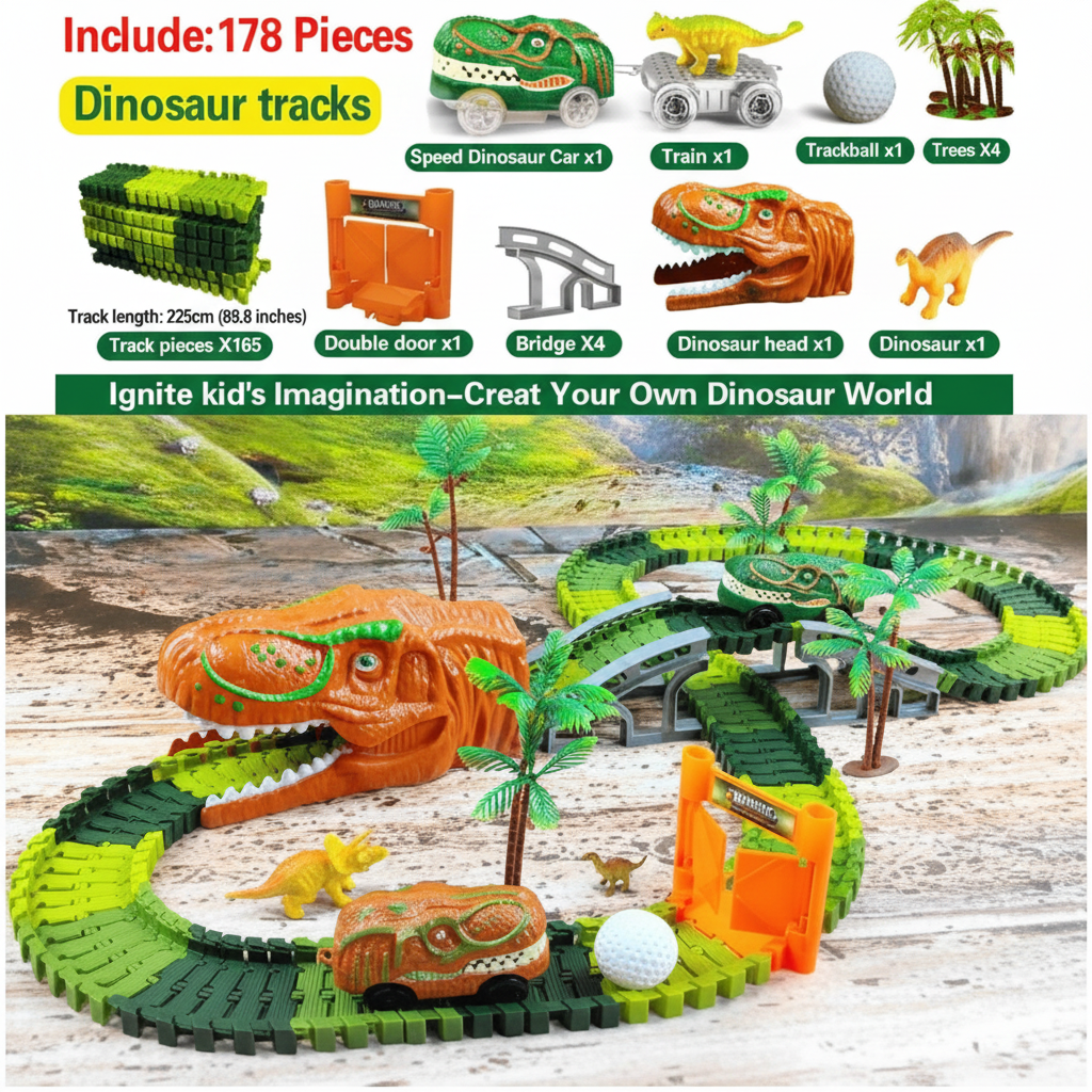 Express Train – Dinosaur Adventure for Imaginative Play