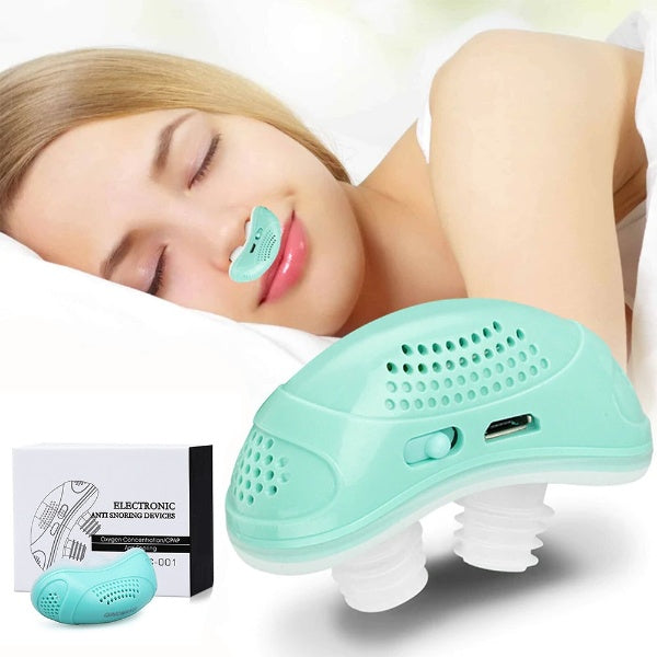 Compact Micro CPAP Device for Sleep Apnea and Snoring Relief - Alternative to Traditional CPAP