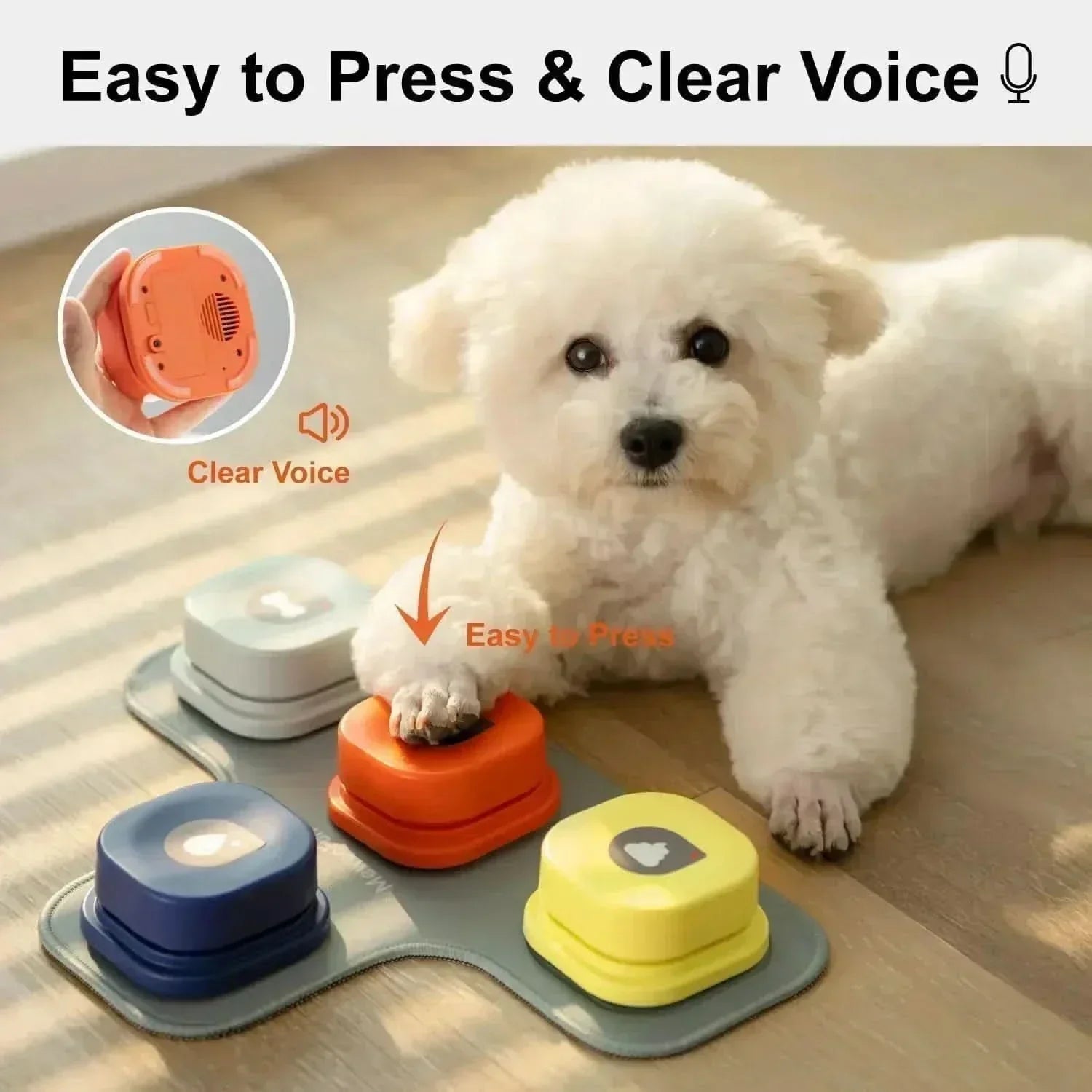 Engaging Speech Buttons for Fun Dog Communication