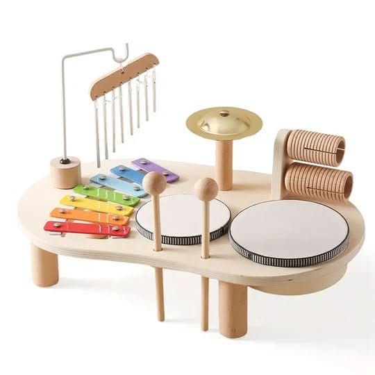 Creative Musical Wooden Toy Set for Babies 12 Months and Older