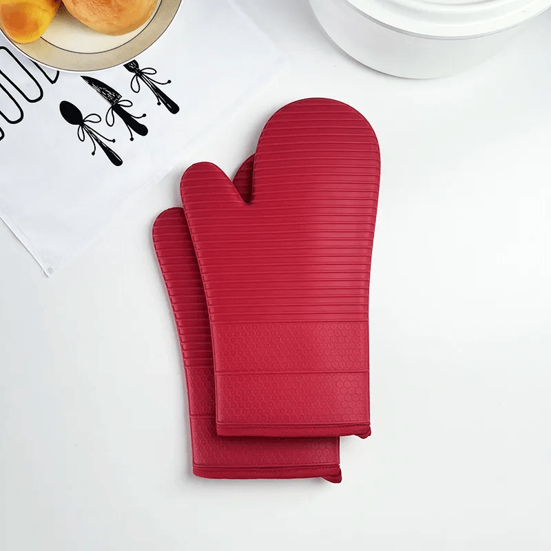 Heat-Resistant Non-Slip Silicone Oven Gloves for Ultimate Protection