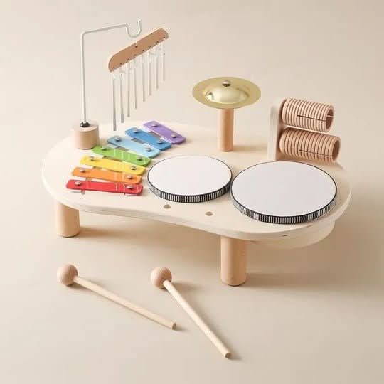 Creative Musical Wooden Toy Set for Babies 12 Months and Older